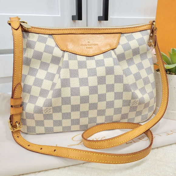 Louis Vuitton Handbags - Discontinued ❤ Authentic LV Siracusa PM Damier Azur Crossbody Bag